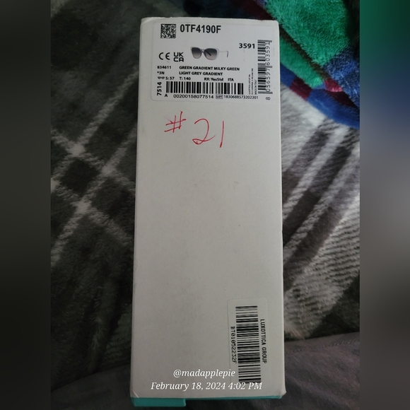 Tiffany & Co. TF4190 Cat Eye Sunglasses Luxury Designer Oversized Celebrity #21 - Picture 13 of 17